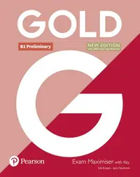 Gold B1 Preliminary New Edition Exam Maximiser with Key - Paperback brosat - Jacky Newbrook, Sally Burgess