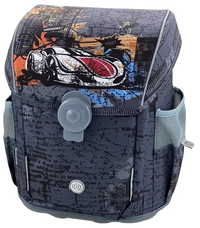 Ghiozdan școlar ergonomic Kaos - Wroom, cu capac