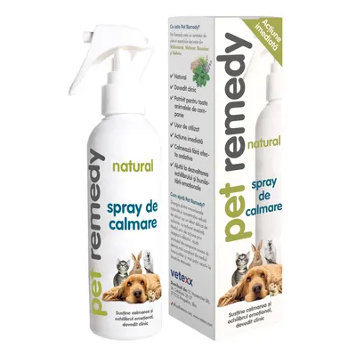 Pet Remedy spray calmare cu ingrediente naturale, pentru caini, pisici, rozatoare si pasari, 200 ml