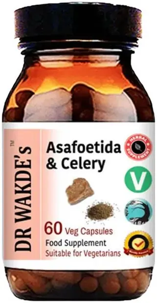 Asafetida și Țelină, 60 capsule, Dr Wakde's