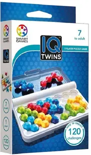 Joc de logică Smart Games - IQ Twins, 120 de provocări