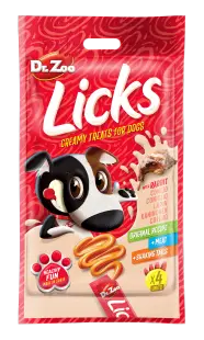 Dr Zoo Licks, recompense caini, Iepure, 4x15 g
