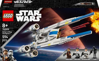 Constructor LEGO Star Wars - Luptător rebel U-Wing (75399)