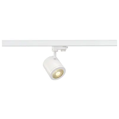 Iluminat decorativ pe sina, Melodii ENOLA C TRACK, pata alba pentru 240V track 3 faze, LED, 3000K, rotund, alb, 55 °, 11,2 W, incl. adaptor 3 faze