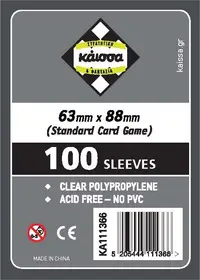 Protecții pentru cărți de joc Kaissa Sleeves 63 x 88 mm (MTG Card Game) - 100 buc.