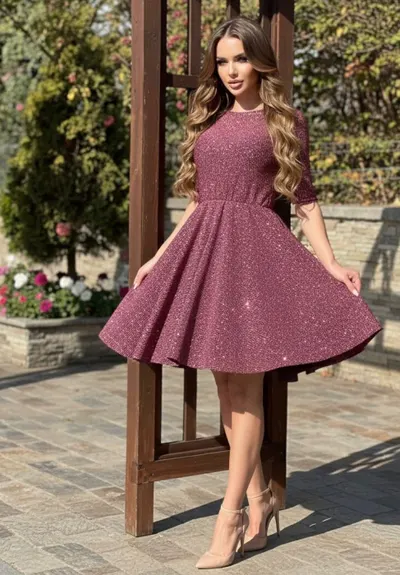 Rochie eleganta Craciunita 2