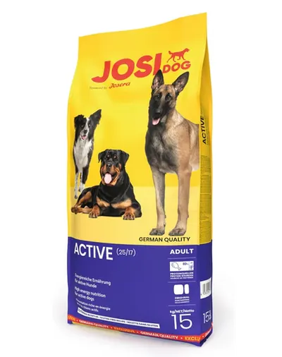 JOSERA JosiDog Active 15 kg hrana pentru caini adulti cu activitate fizica ridicata