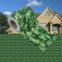 vidaXL Bandă de intimitate PVC 35x0,19 m Verde