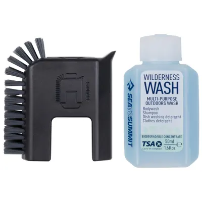 Sea to Summit Camp Kitchen Pot Scrubber & Soap – perie + 50 ml săpun