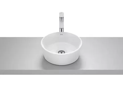 Lavoar Roca Optica A327B15000, montare pe blat, 35 cm, Alb