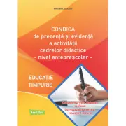 Condica de prezenta si evidenta a activitatii cadrelor didactice