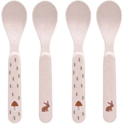 Set de linguri Lassig - Tiny Farmer & Little Forest Rabbit, 4 buc
