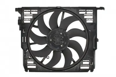 Ventilator radiator (cu carcasa) potrivit BMW 5 (F10), 5 (F11), 5 GRAN TURISMO (F07), 6 (F12), 6 (F13), 6 GRAN COUPE (F06), 7 (F01, F02, F03, F04) 3.0 3.0D 3.0H 02.08-10.18