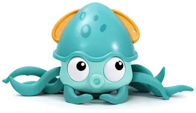 Jucărie de baie Raya Toys - caracatiță albastră