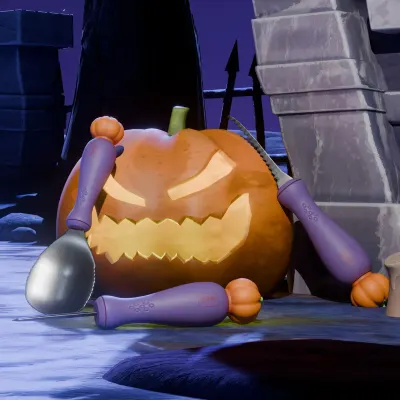 Kit creativ - Halloween Pumpkin - Crave & Scare