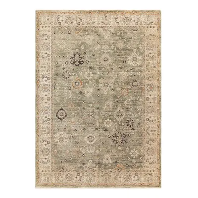 Covor tip traversă verde-bej țesut manual 67x240 cm Heriz Ornate – Asiatic Carpets