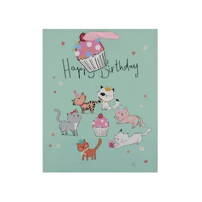 Pungă de cadou hârtie L Kitten Party