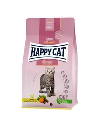 Hrană pentru pisoi 4-12 luni HAPPY CAT Junior Farm Poultry 4 kg cu pasăre, morcov și plante aromatice