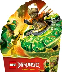 Constructor LEGO Ninjago - Rotitoare cu Lloyd vs. Monstrul Pământului (71850)