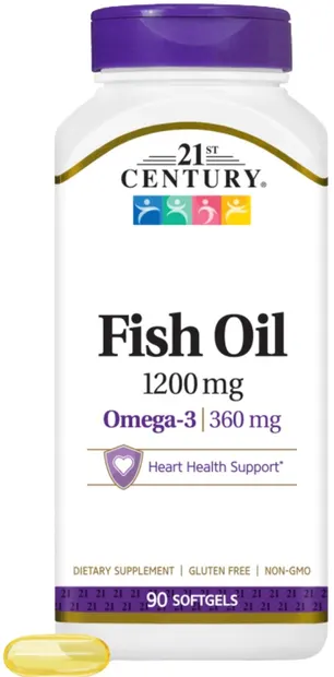 Fish Oil, 1200 mg, 90 capsule, 21st Century
