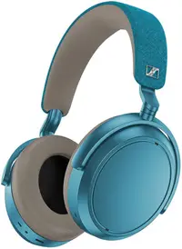 Căști fără fir cu microfon Sennheiser - MOMENTUM 4 Wireless, albastru-verde
