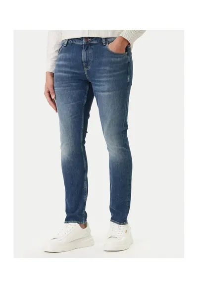 Jeans barbati bleumarin - skinny