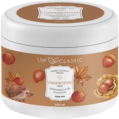 Crema pentru Picioare cu Extract de Castane si Frunze de Struguri Rosii 500ml