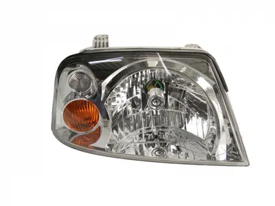 Far dreapta (H4, electric, fundal cromat, fundal galben) HYUNDAI ATOS 1998-2002