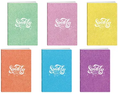Caiet Play - Sparkly, A4, 56 coli , rânduri largi , sortiment