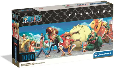 Puzzle panoramic Clementoni din 1000 de piese - One Piece