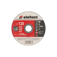 Disc abraziv pentru metal-inox ELEFANT125*1,0*22,23 - Pachet 25 bucati