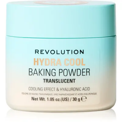 Revolution Hydra Cool Loose Baking Powder pudra pentru stralucire cu efect racoritor 30 g
