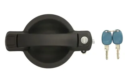 Maner usa Dreapta Spate potrivit FIAT DOBLO I 2001-2010 - (exterior, cu gaura pentru incuietoare, cu incuietoare; textura neagra)