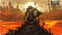 Covoraș de joc de cărți Ultra Pro - Doom: The Dark Ages - Wrath