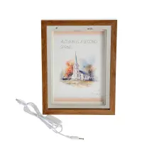 Rama foto din lemn cu USB 13x18 cm