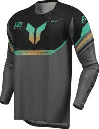 Tricou atv cross Thor Launchmode Air Raptor, culoare gri negru, marime M