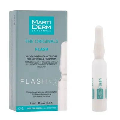 Fiola revitalizanta cu acid hialuronic Flash, The Originals, Martiderm | 1 fiola