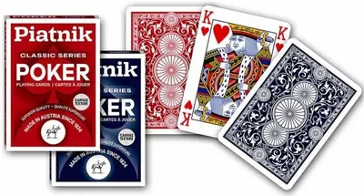Cărți de joc Piatnik - Poker classic series, , rosii