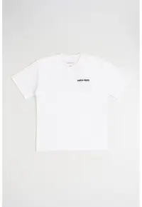 Tricou din bumbac cu logo supradimensionat - Rosu/Alb optic/Albastru