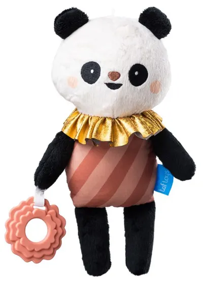 Jucărie senzorială de pluș cu accesoriu de dentiție Taf Toys - Pamela Panda