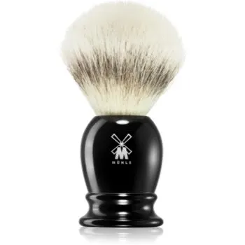 Mühle CLASSIC Silvertip Fibre® Black Resin Pamatuf pentru barbierit