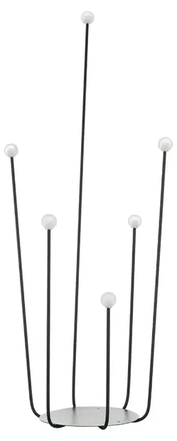Lampă de grădină LED Elbulgaria - Fungo, 6W, 4000K, IP 44, neagră
