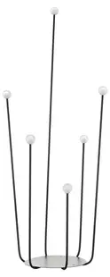 Lampă de grădină LED Elbulgaria - Fungo, 6W, 4000K, IP 44, neagră