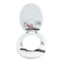 Capac pentru WC Decor Orchid 3 fete MDF (P3107)