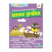 Carte de colorat si activitati cu semne grafice