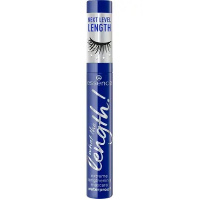 Mascara rezistenta la apa cu efect de alungire What the Length!, 10ml, Essence