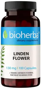 Linden Flower, 130 mg, 100 capsule, Bioherba