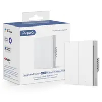 Intrerupator inteligent Aqara H1 , nu necesita nul, 2 canale, Zigbee 6970504214781