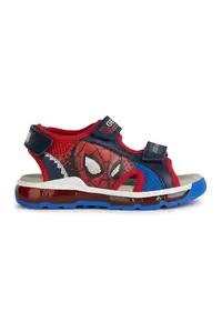 Sandale cu imprimeu Spiderman - Rosu/Bleumarin
