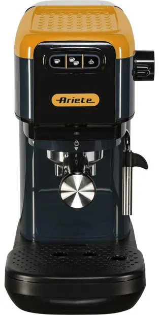 Espressor manual Ariete - 1399, 15 bar, 1.1 l, galben mango